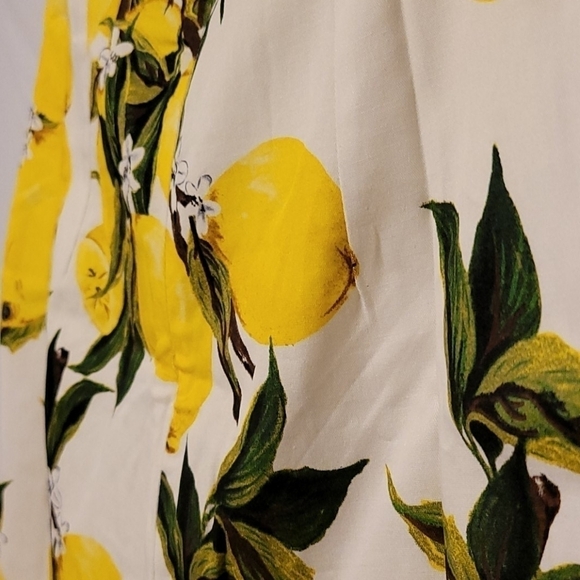 English Factory Strapless Lemon Print Jumpsuit - Picture 8 of 14